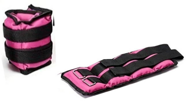 1.5kg Pink Ankle & Wrist Weights Set – 2 Pack