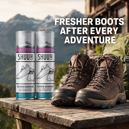 2x Shoe Boot Deodorant Spray Odour Remover Footwear Freshener Neutraliser 250ml
