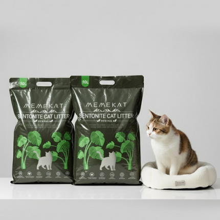 Bentonite Cat Litter Fast Clumping 20L Unscented Dust Free Odour Control