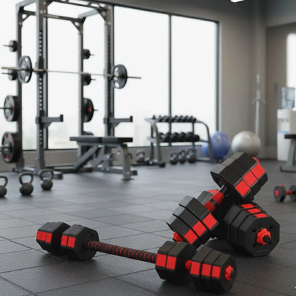 Dumbbells 50KG Adjustable Octagonal Power Training Set