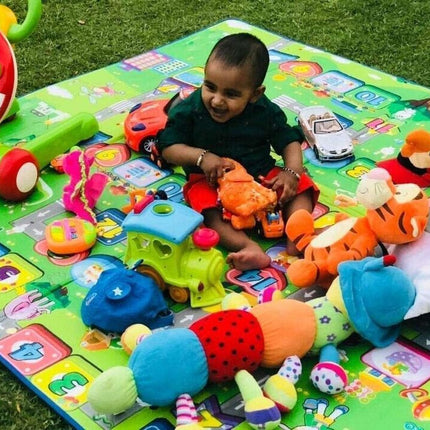 Large Baby Play Mat Kids Double Sided Crawl Educational Picnic Carpet 200x180cm