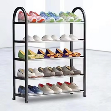 5 Tier Shoe Stand Rack Lightweight 20 Pairs Storage Compact Organizer Shelf