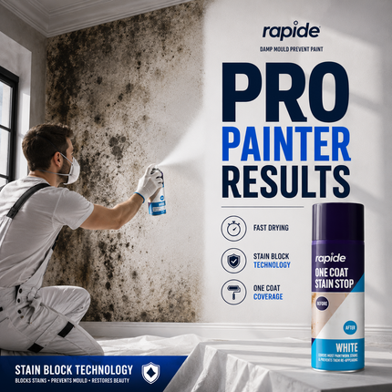 Stain Stop Spray 400ML White Damp Mould Blocker