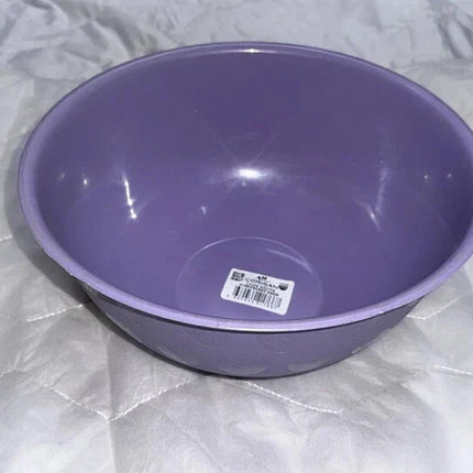3x Washing Up Bowl 5 Liters Round Plastic Basin Sink Kitchen Cutlery Tidy Mixing
