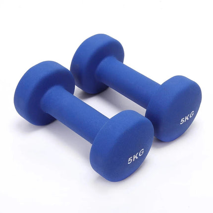 5kg Neoprene Dumbbells – Pair