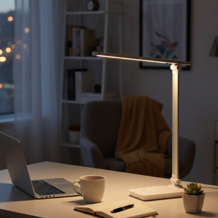 Eye-Caring LED Table Lamp with USB Touch Control Desk Reading Light 3 Brightness