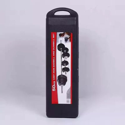 50kg Adjustable Dumbbell & Barbell Set