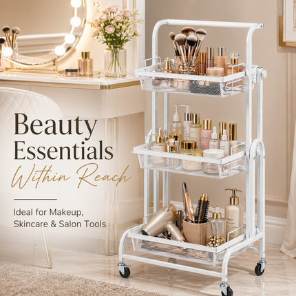 3-Tier Rolling Utility Cart