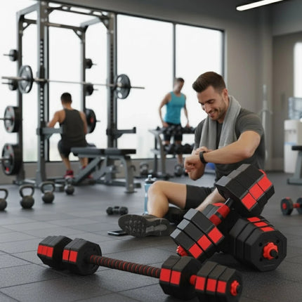 Adjustable Octagonal Dumbbell Set