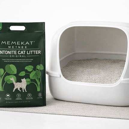 Bentonite Cat Litter Fast Clumping 20L Unscented Dust Free Odour Control