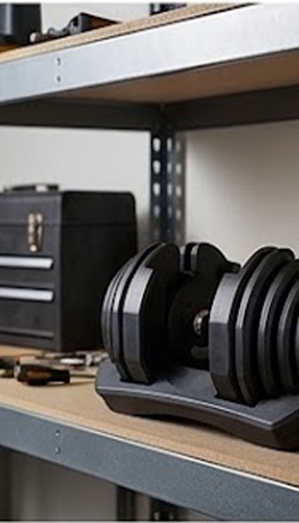 40kg Adjustable Dumbbell Quick Dial Home Gym Fitness Weight Lifting Exercise Set