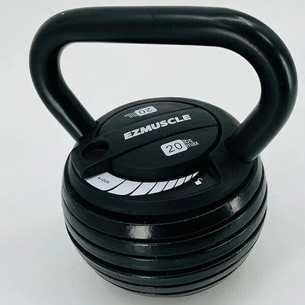 Adjustable Kettlebell Set 9kg-18kg Weight Lifting Gym Workout Fitness Exercise