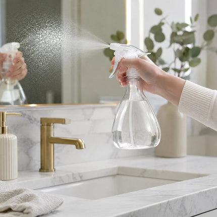 Trigger Spray Bottle 1L Empty Clear Sprayer for Salon Cleaning Plants Bottle