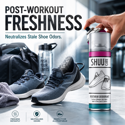2x Shoe Boot Deodorant Spray Odour Remover Footwear Freshener Neutraliser 250ml