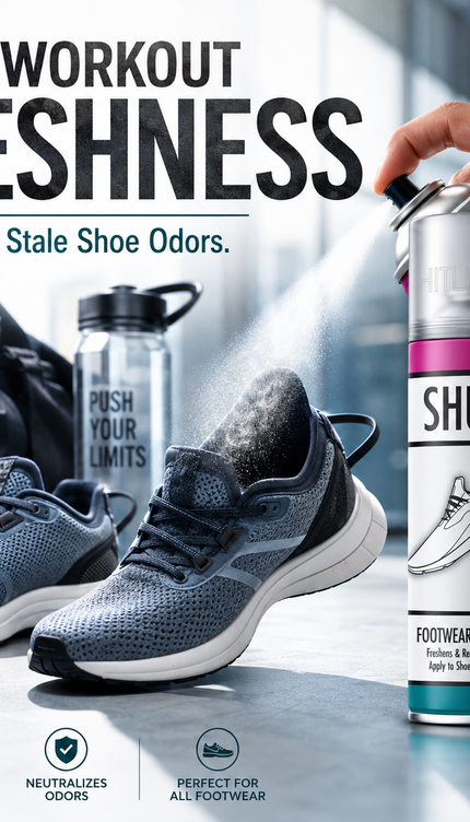 2x Shoe Boot Deodorant Spray Odour Remover Footwear Freshener Neutraliser 250ml