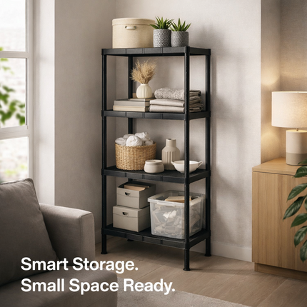 4/5 Tier Plastic Shelving Unit
