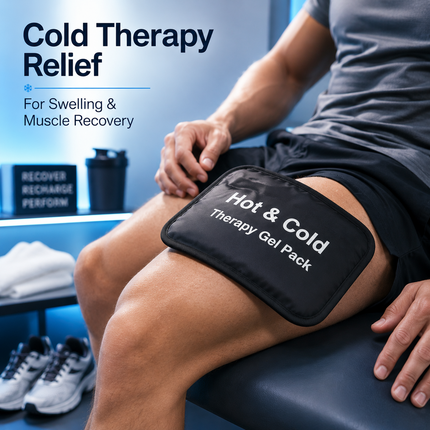 Hot Cold Gel Pack Reusable Unisex Pain Relief For Thigh Full Back Abdomen Large