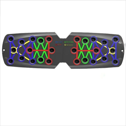 Foldable 14 in 1 Push Up Board Fitness Workout Train Gym Muscle Exercise Press