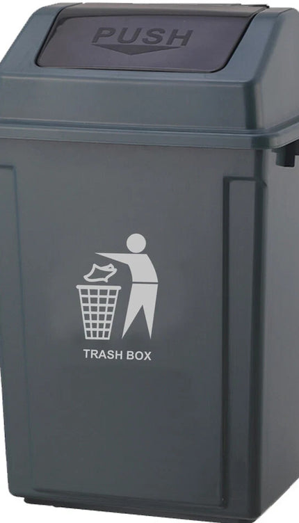 Large Swing Lid Recycling Bin for Kitchen & Home
