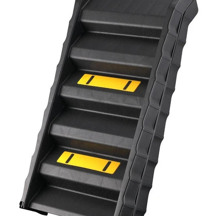 Portable Dog Ramp Folding Non-Slip Pet Ramp Stairs Step Ladder for Car - BLACK