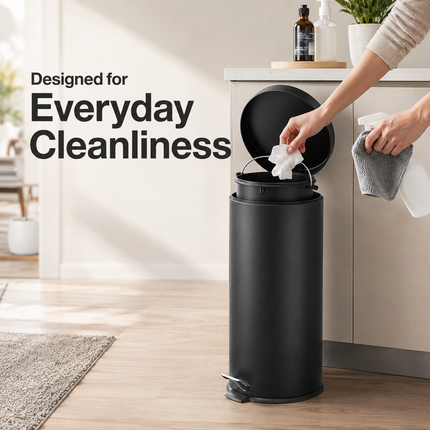 30L Pedal Bin With Removable Inner Bucket