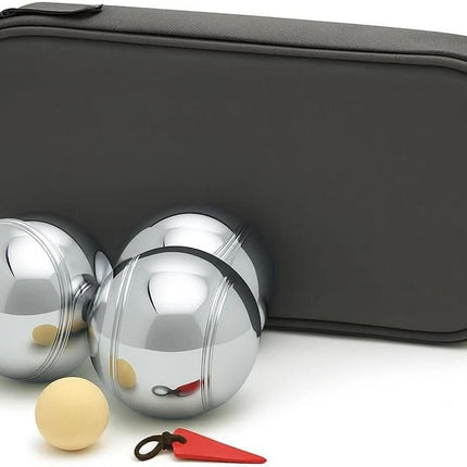 French Boules Petanque Balls Set Chrome Steel Outdoor Game with Carry Case