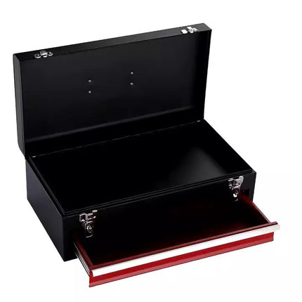 Lockable Tool box With 1 Drawer Portable Metal Tool Organizer Case Waterproof