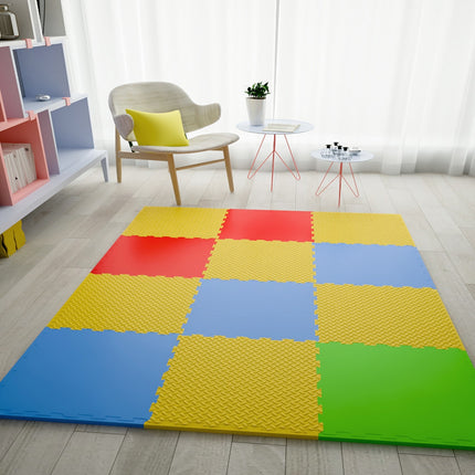 Color Eva Foam Mats Soft Floor Tiles Interlocking Kids Play Gym Exercise 60x60cm