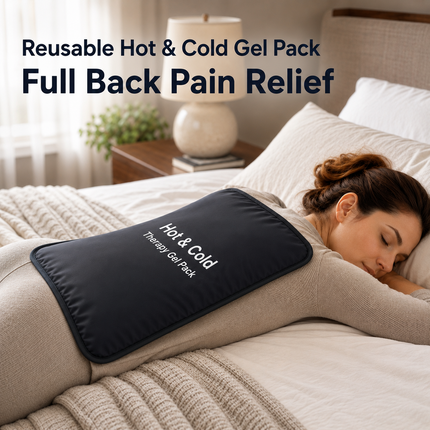 Hot Cold Gel Pack Reusable Unisex Pain Relief For Thigh Full Back Abdomen Large