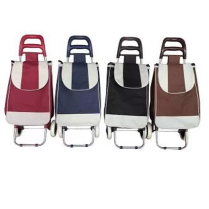 Folding Shopping Trolley with Waterproof Bag