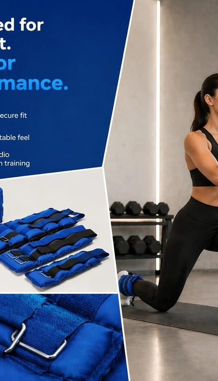 2-Piece Adjustable Ankle & Wrist Weights