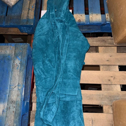 Unisex Cotton Terry Bathrobe Soft Towel Gown Dressing Robe Men Women