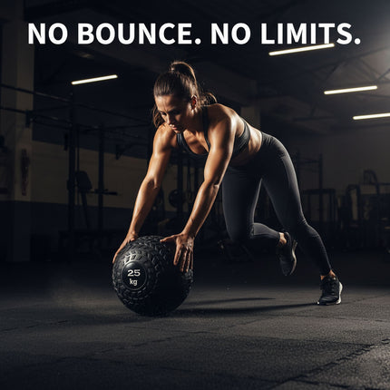 Core Balance Slam Ball Bounce Resistance Gym Yoga Weighted Medicine Ball 25KG