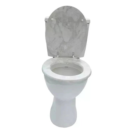 18" MDF UNIVERSAL BATHROOM WC TOILET SEAT QUICK EASY FIT WOODEN 18INCH