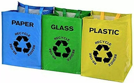 Reusable Recycling Bags – 3 Pack