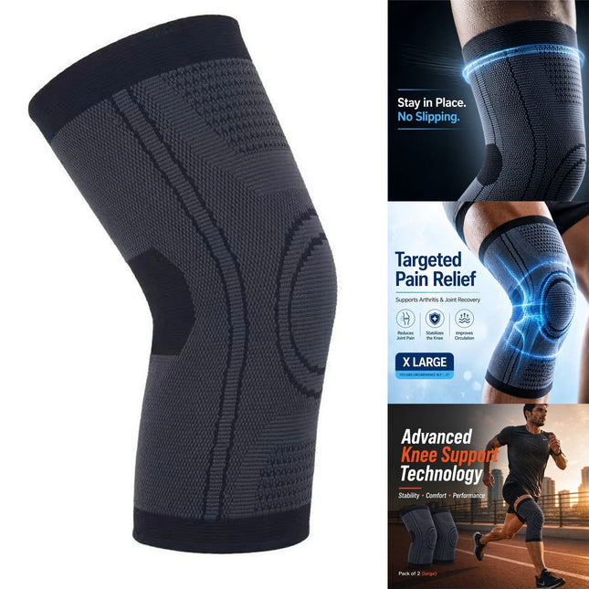 Knee Support Sleeves – 2 Pack