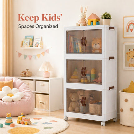 3/4 Drawer Storage Cabinet Plastic Home & Office Multi Purpose Organiser Unit