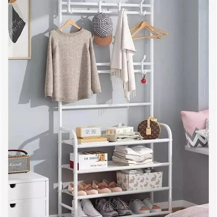 5-Tier Coat & Shoe Storage Rack