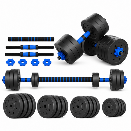 Dumbbell Barbell Set 30KG All In One Exercise Kit