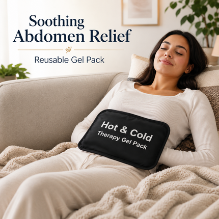 Hot Cold Gel Pack Reusable Unisex Pain Relief For Thigh Full Back Abdomen Large
