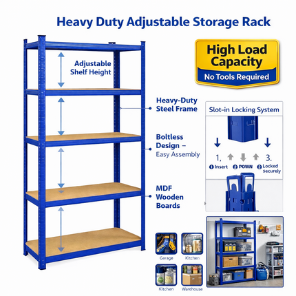 5 Tier Garage Shelving Unit