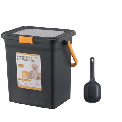 17–23L Pet Food Storage Container – Airtight Dry Food Bin with Scoop