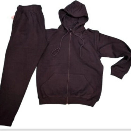 Hoodie Tracksuit For Unisex Kids Full Zip 2 Pcs School & Casual Sportswear Set