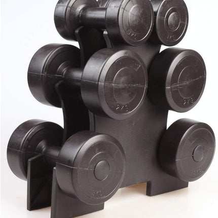 12kg Dumbbell Set with Rack (1-3kg Pairs)