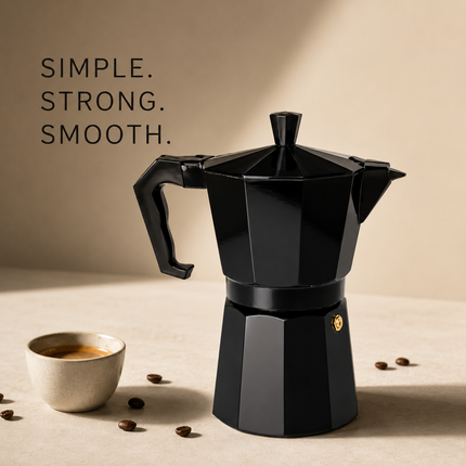 Moka Pot Stovetop Aluminium Kitchen Italian Espresso Ground Coffee Latte Maker
