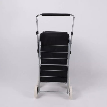 Folding Shopping Trolley Cart 4 Wheel With 60L Insulated Cooler Bag Portable