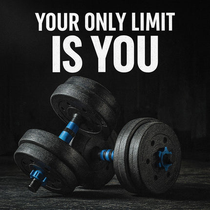 Dumbbell Barbell Set 40KG Complete Home Training System
