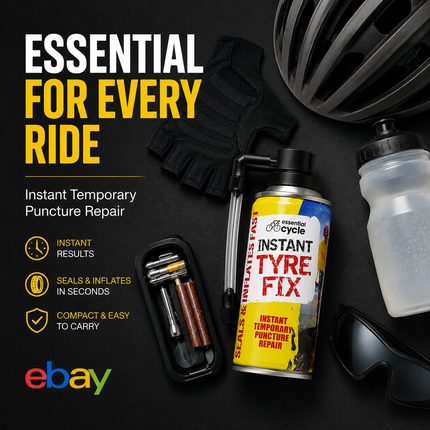 Instant Tyre Fix Spray 200ml Bike Car Puncture Repair Kit