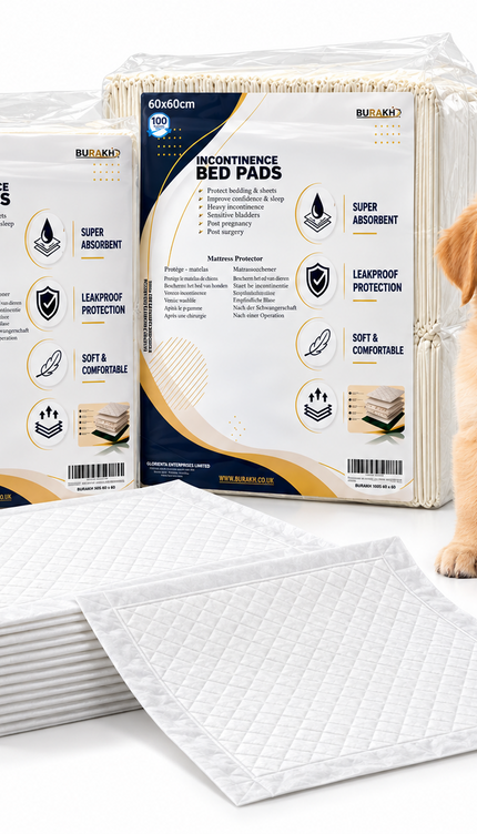 Puppy Training Pads 50/100 Pack Super Absorbent Leakproof Dog Toilet Pee Mats (60x60cm)