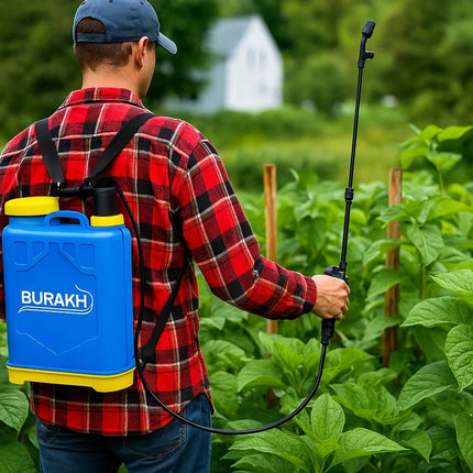 12L Garden Pressure Sprayer Manual Knapsack Pesticides Weed Killer Pump Bottle